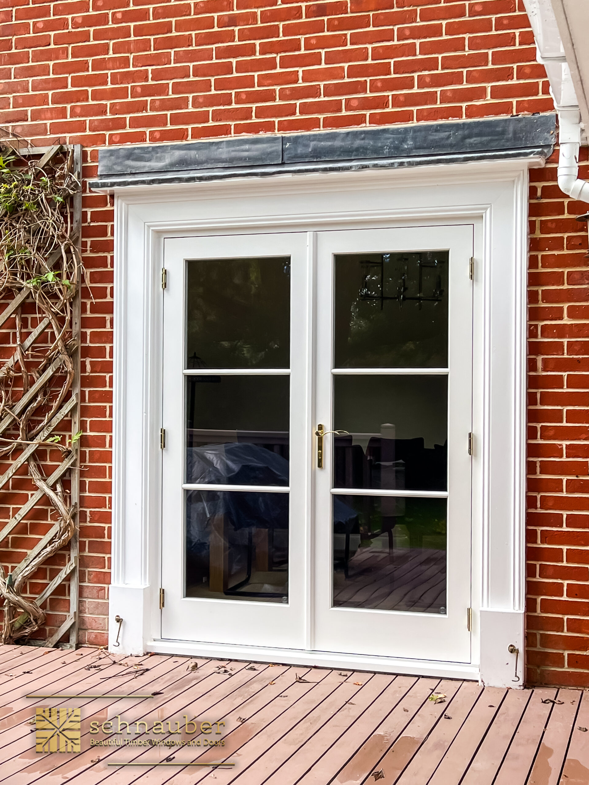 Timber French doors