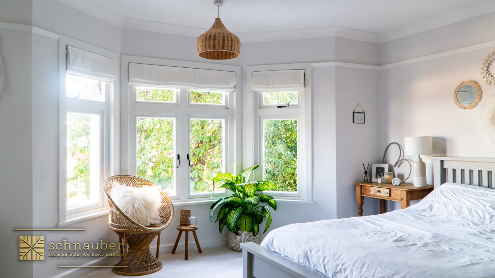 Bespoke timber casement windows installed by Schnauber